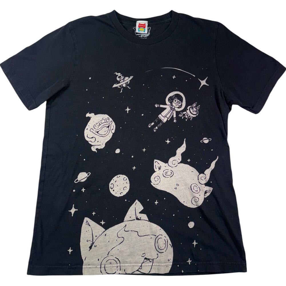OMOCAT x Yo-Kai Watch T-Shirt Men's LARGE AOP RARE